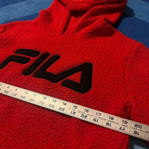 Vintage fila sherpa hoodie - Picture 3 of 5